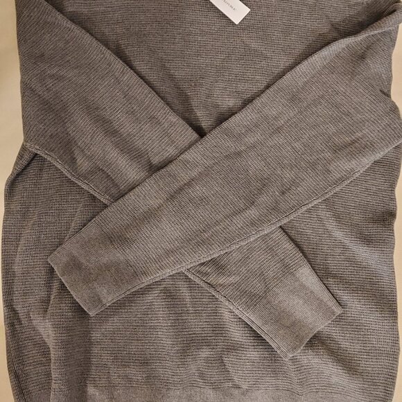 Banana Republic Grey NWT Men’s L Crew Neck Sweater - Picture 9 of 13